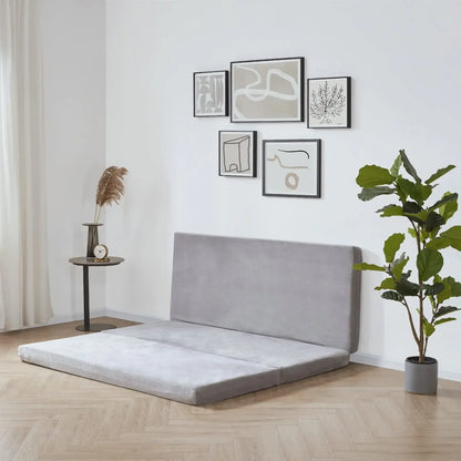  - sinweek.com 4 Inch Tri - Folding Memory Foam Mattress Topper - Washable Cover & Portable