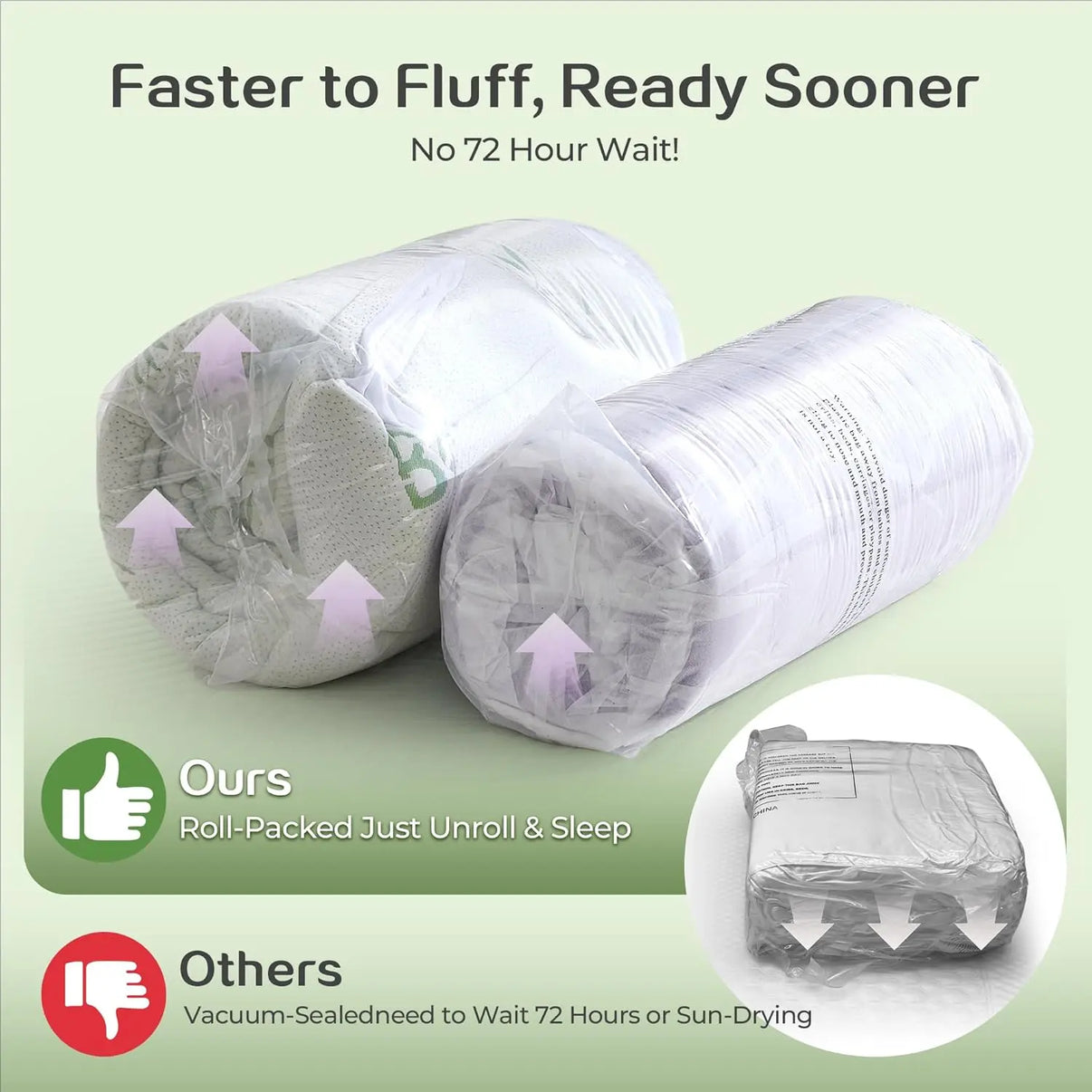  - sinweek.com SINWEEK 4 Inch Dual Layer Bamboo Mattress Topper - 2'' Gel Memory Foam and 2'' Pillow Top Pad