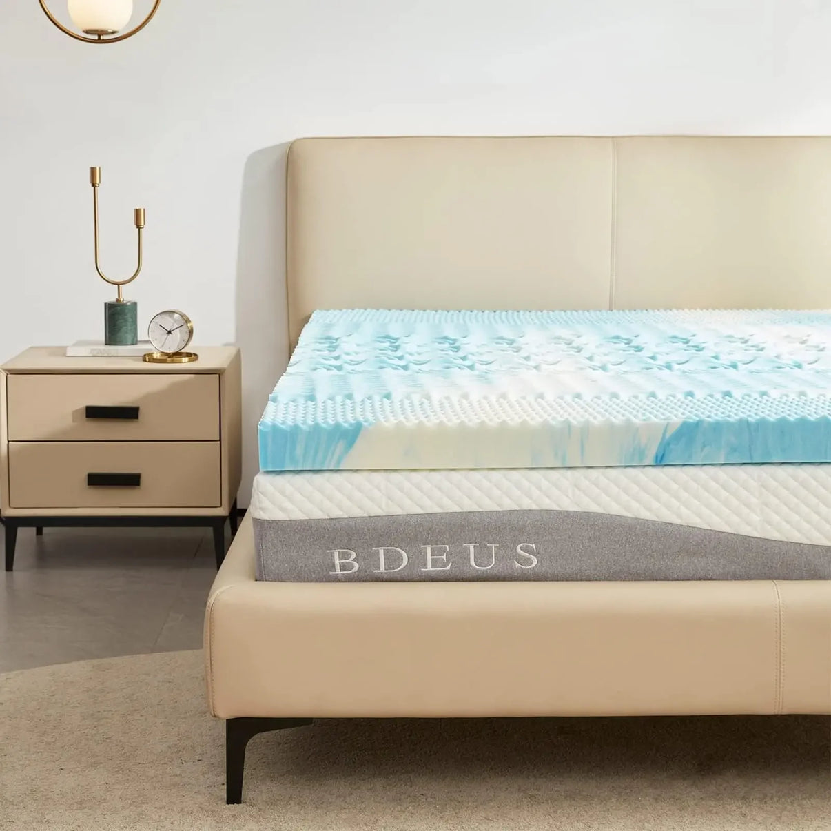 SINWEEK 5-Zone Memory Foam Mattress Topper for Targeted Pressure Relief? 