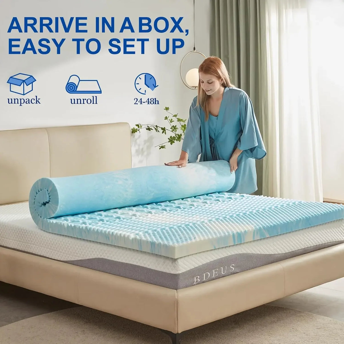 SINWEEK 5-Zone Memory Foam Mattress Topper for Targeted Pressure Relief? 