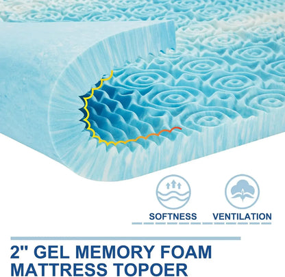 SINWEEK 5-Zone Memory Foam Mattress Topper for Targeted Pressure Relief? 