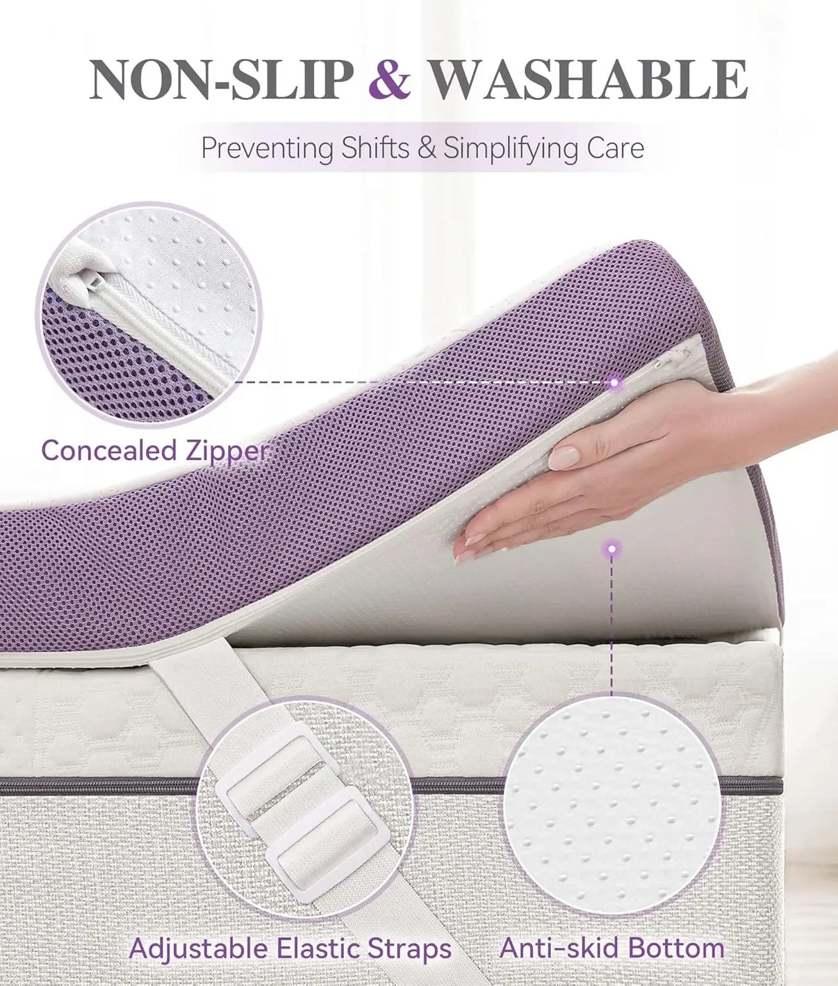 SINWEEK 3 Inch Firm Mattress Topper for Back Pain Relief - Firm Support Memory Foam? 
