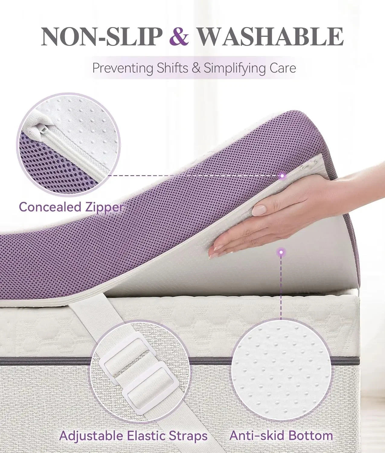 SINWEEK 3 Inch Firm Mattress Topper for Back Pain Relief - Firm Support Memory Foam? 