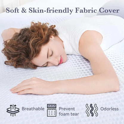 SINWEEK 3 Inch Medium to Firm Cooling Memory Foam Mattress Topper - sinweek.com