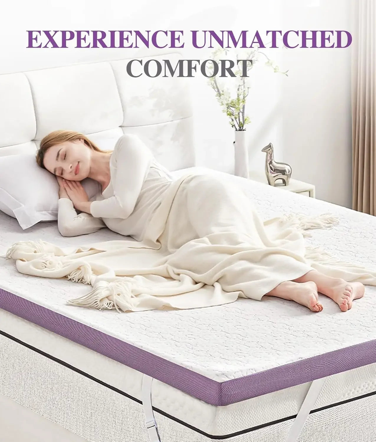 SINWEEK 3 Inch Firm Mattress Topper for Back Pain Relief - Firm Support Memory Foam? 