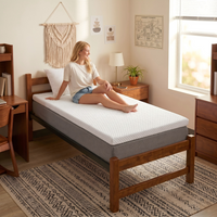 SINWEEK 3 Inch Cooling Gel Memory Foam Mattress Topper